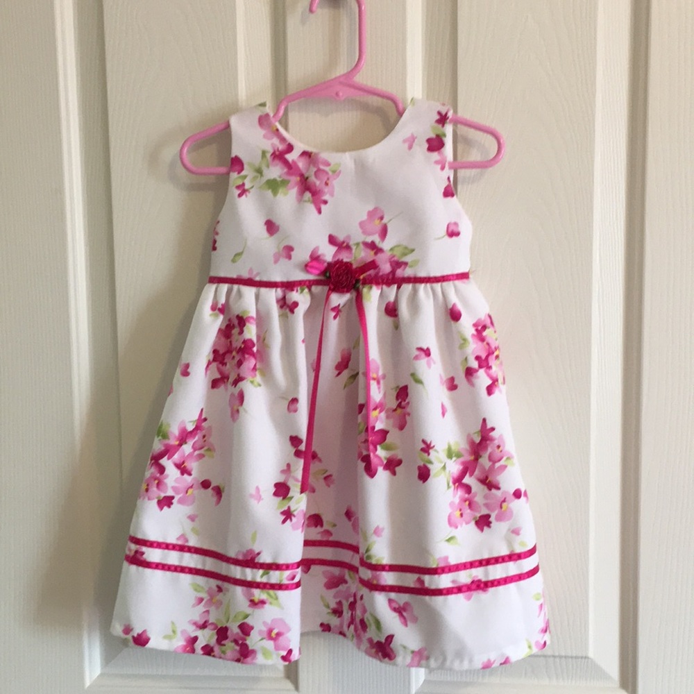 Beautiful Pink flower girl's dress size 24m/2t